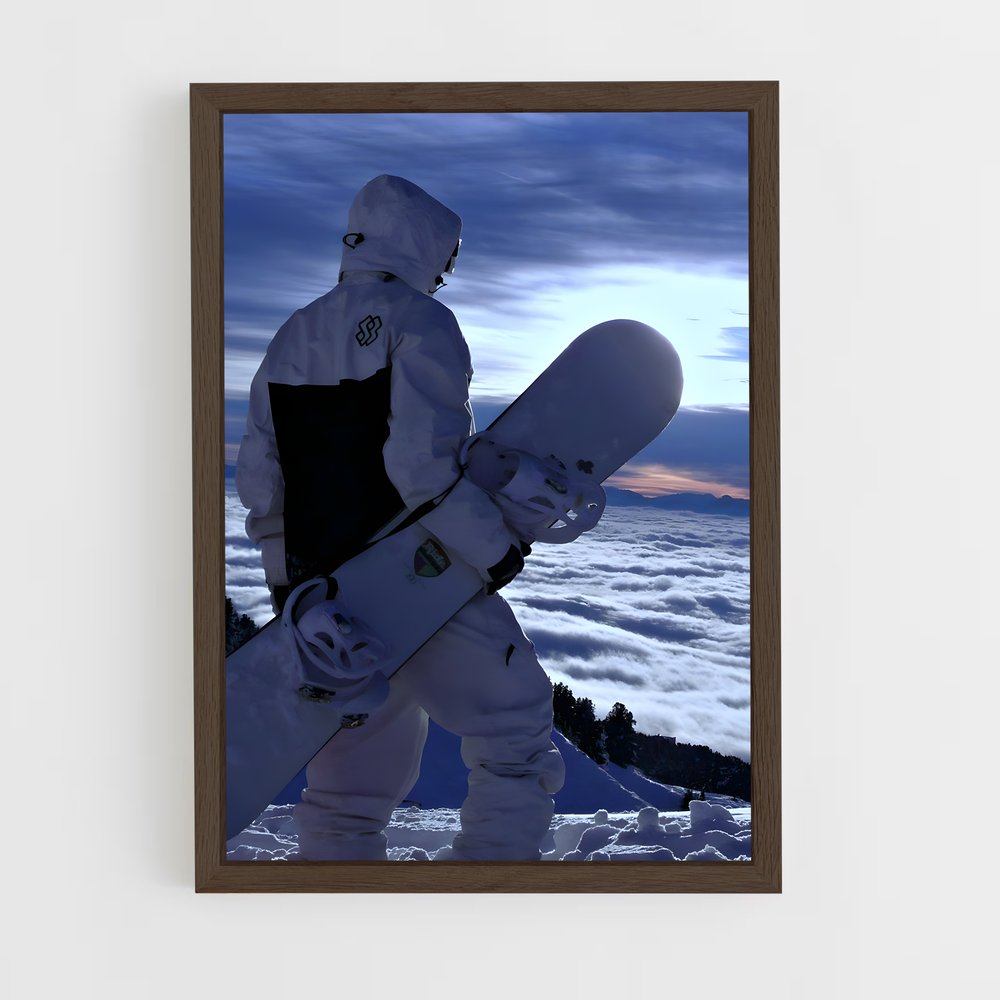 Poster Horizon Glacier – affiche Snowboard (vue 5)