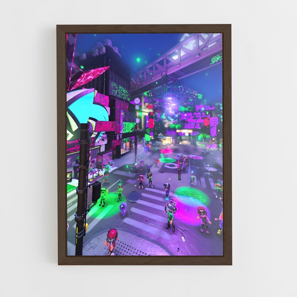 Poster Ink City Adventure – affiche Splatoon (vue 5)