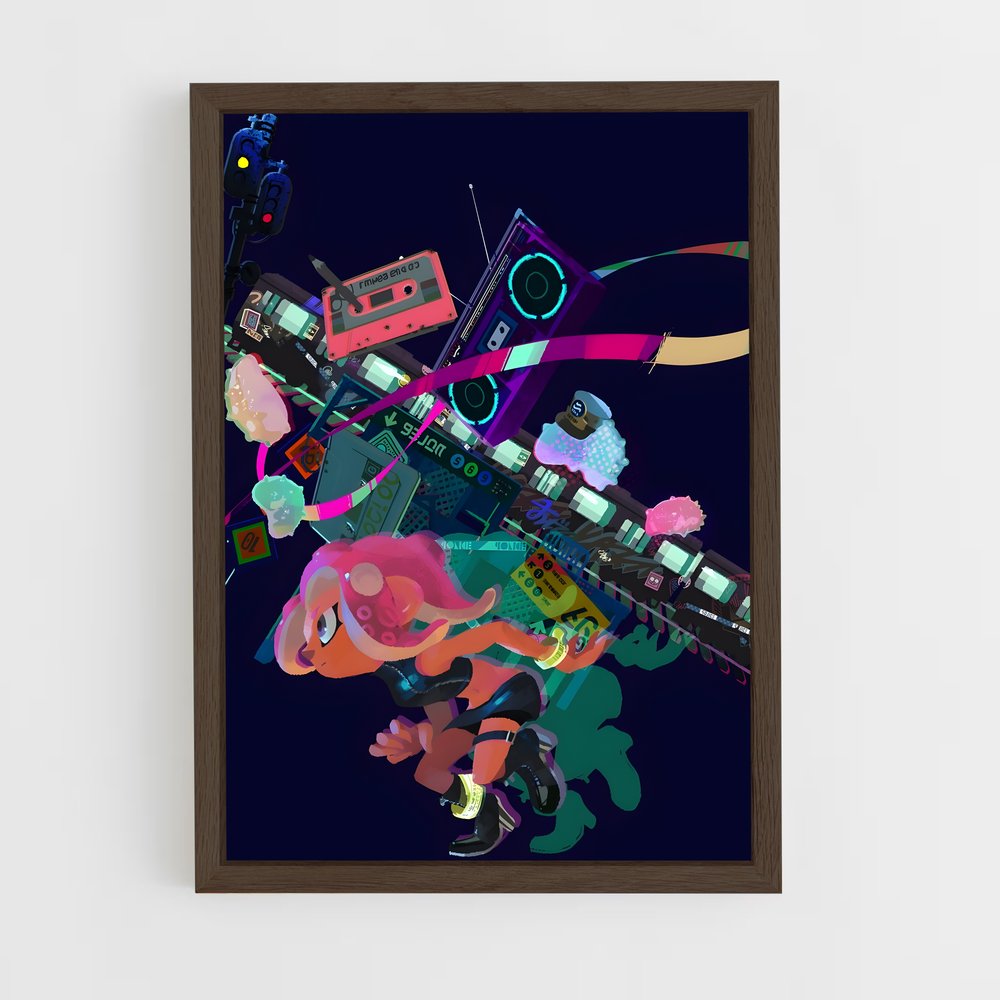 Poster Energie Inkling – affiche Splatoon (vue 5)