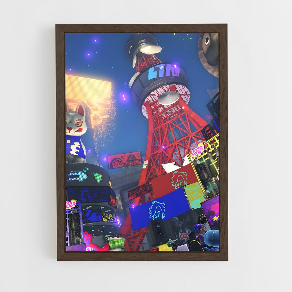 Poster Festival Urbain – affiche Splatoon (vue 5)