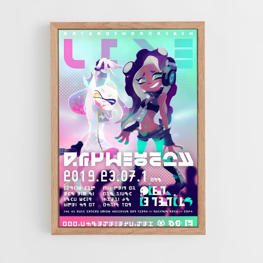 Poster Splatoon Groove (vue 4)