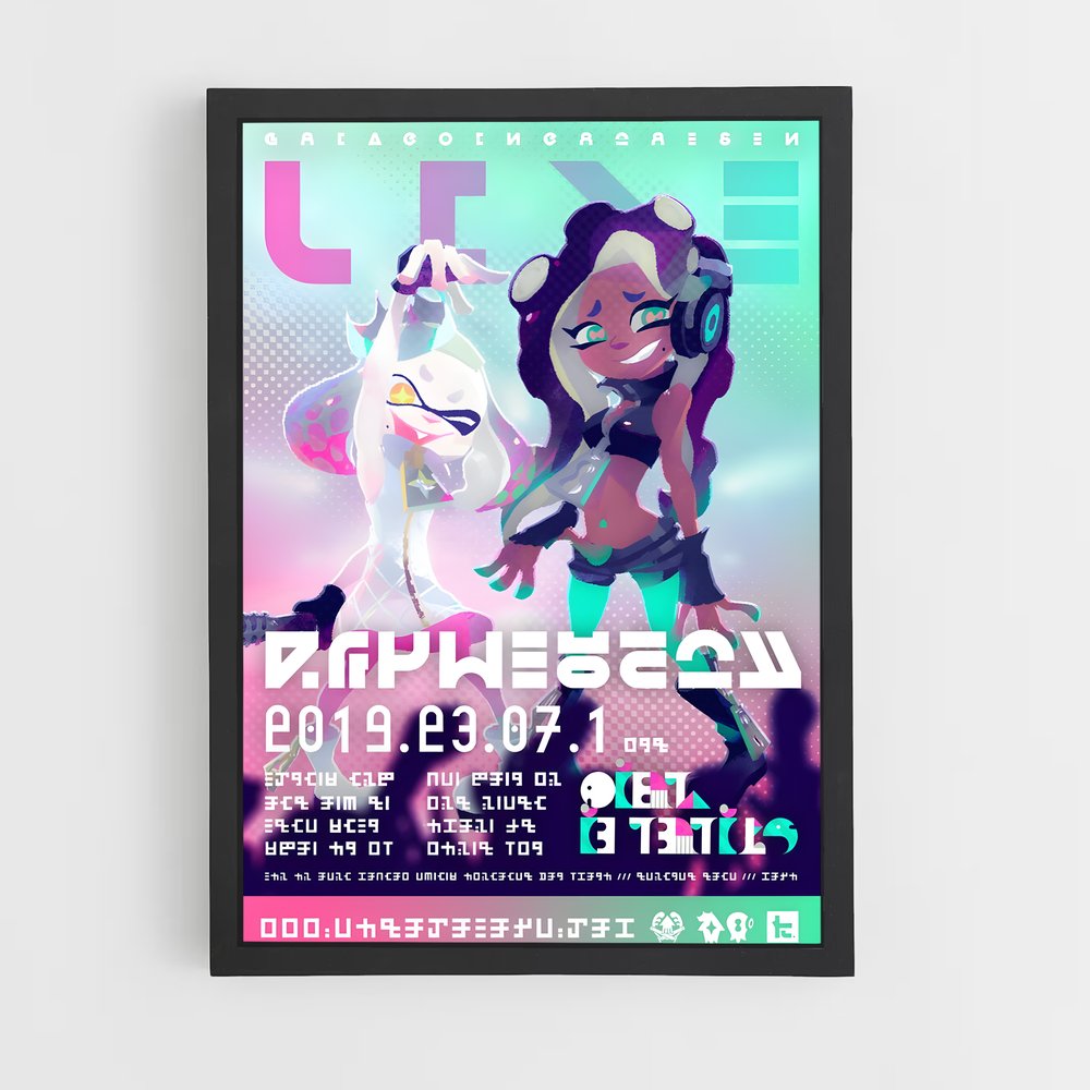 Poster Splatoon Groove (vue 2)