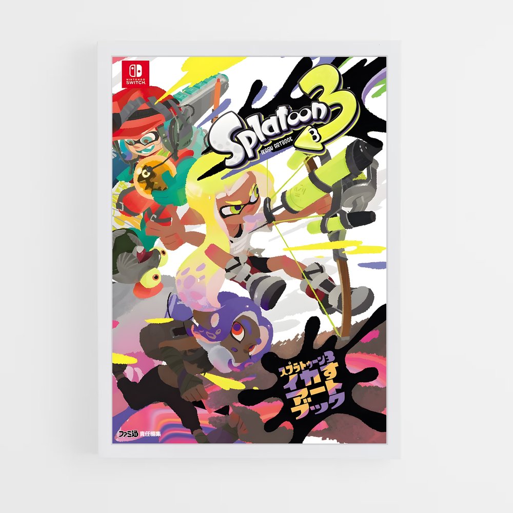 Poster Splatoon Battle Art (vue 3)