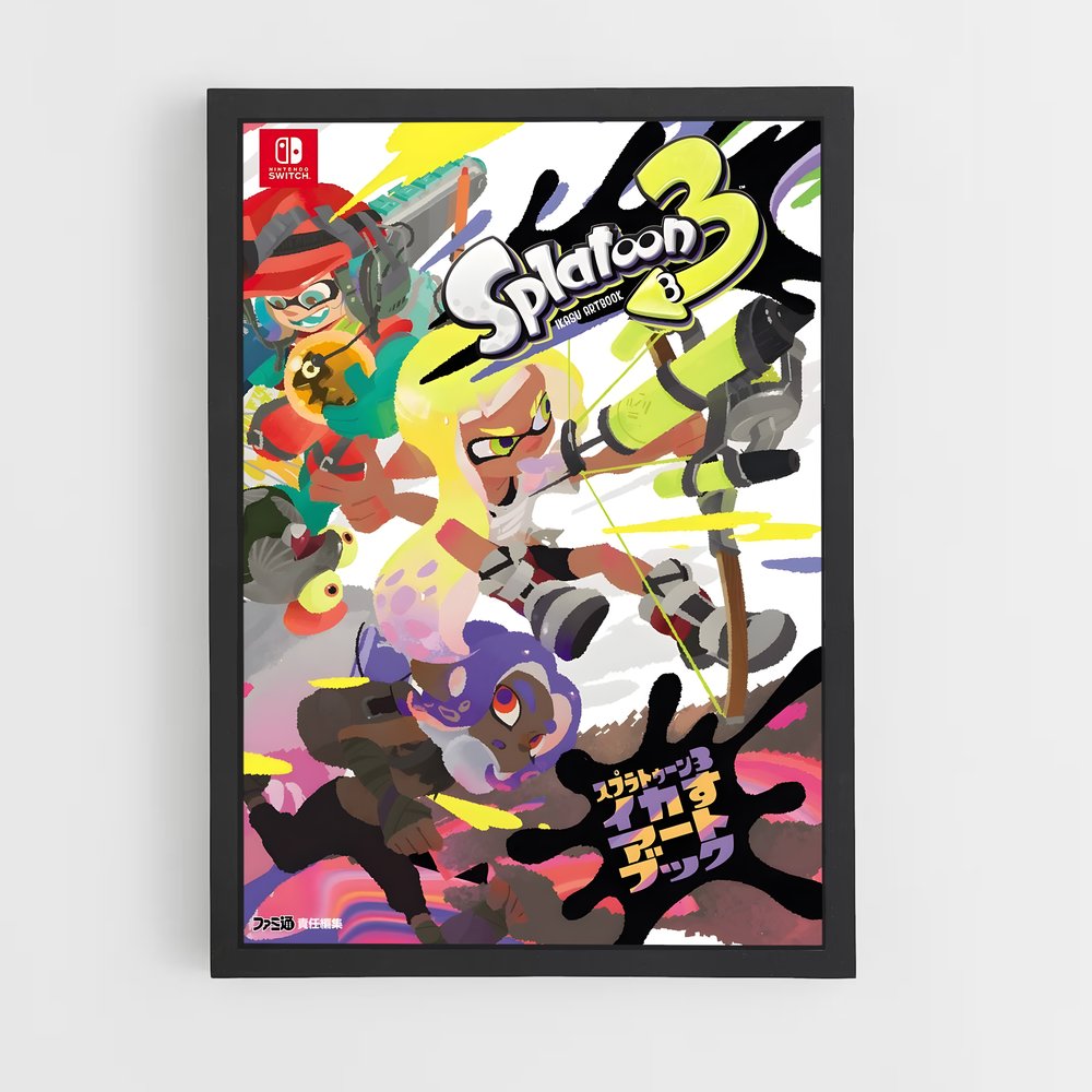 Poster Splatoon Battle Art (vue 2)