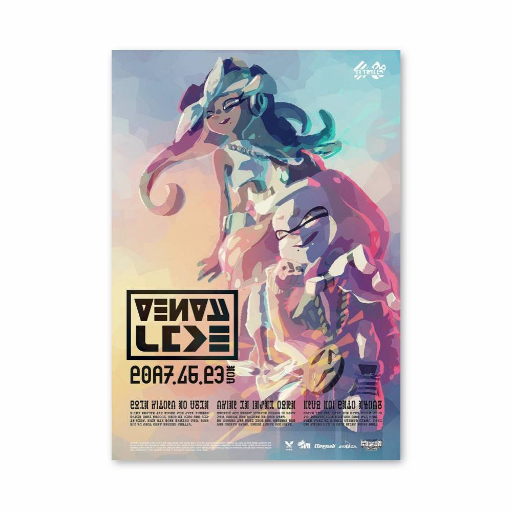 Poster Splash Duo – affiche Splatoon
