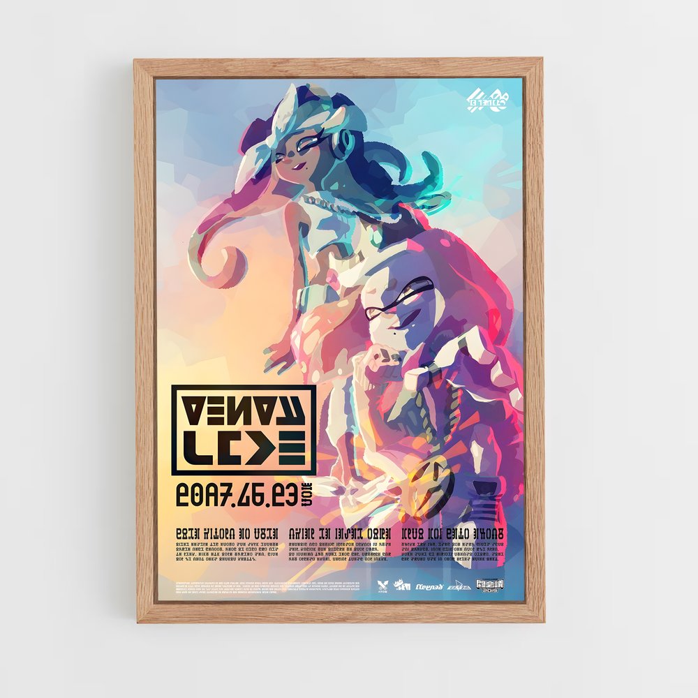 Poster Splash Duo – affiche Splatoon (vue 4)