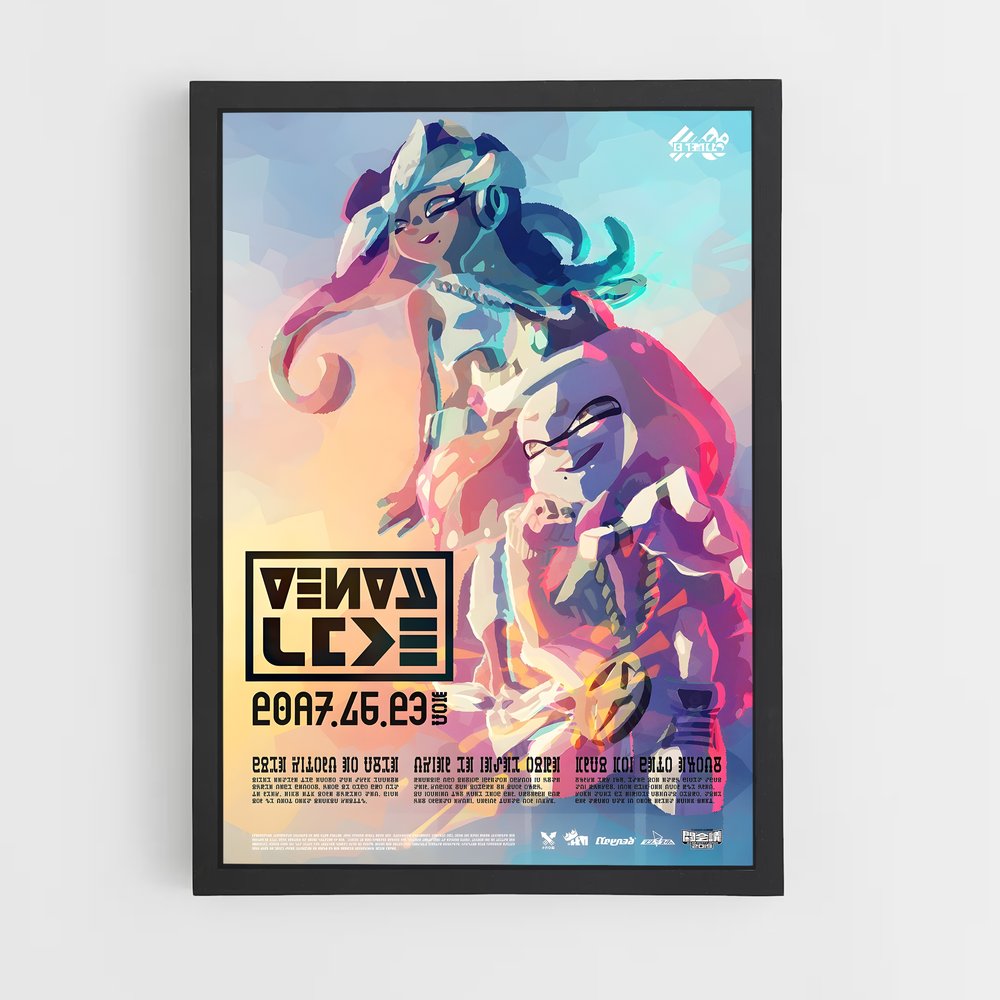Poster Splash Duo – affiche Splatoon (vue 2)