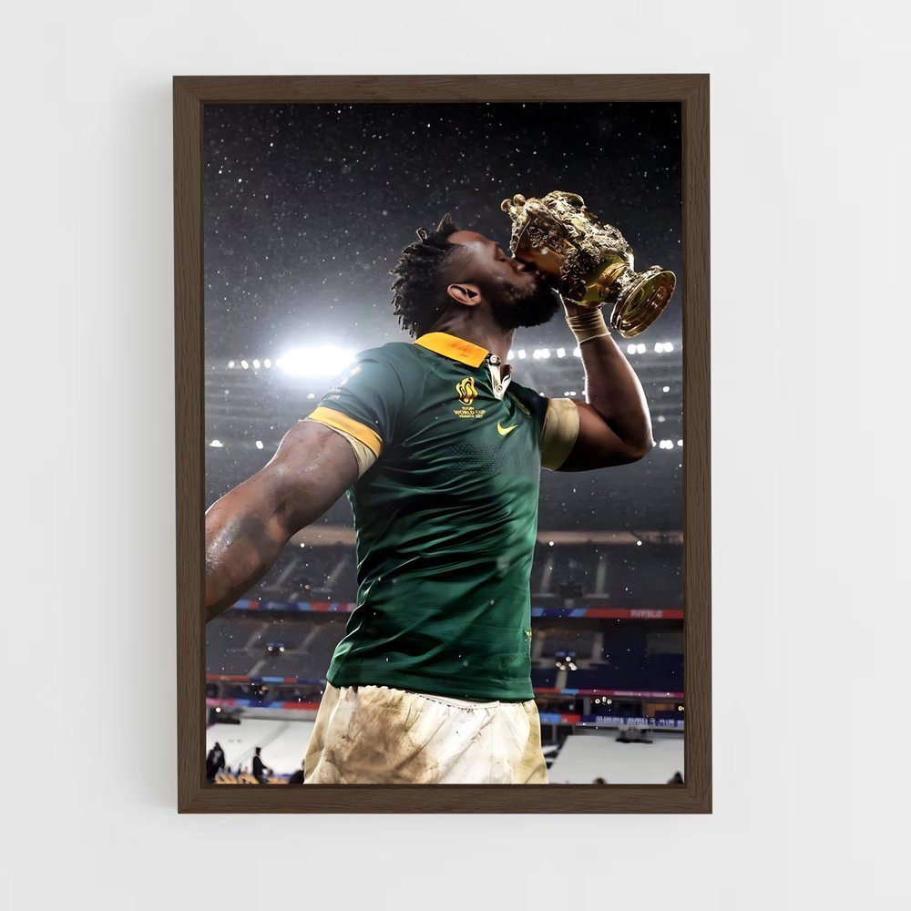 Poster Victoire Springbok – affiche Rugby (vue 5)