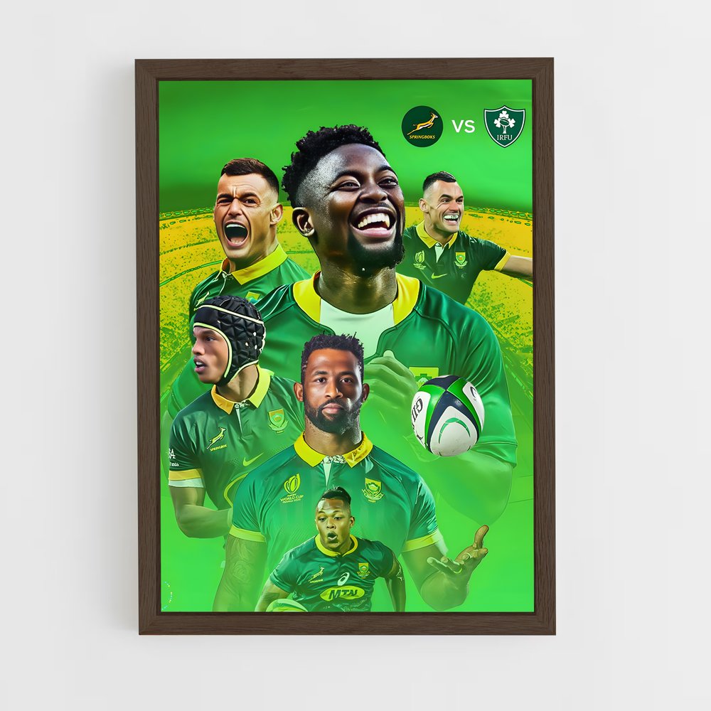 Poster Triomphe Rugby Springboks (vue 5)
