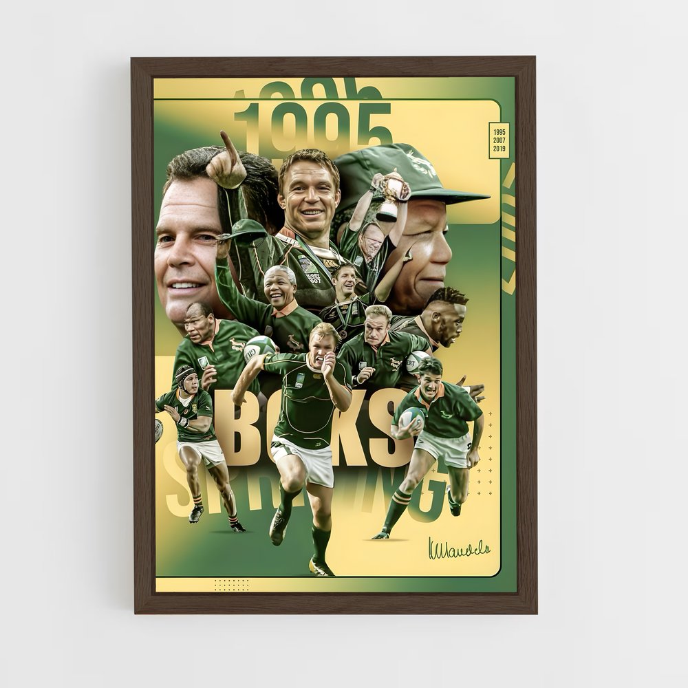Poster Springboks Énergie – affiche Rugby (vue 5)