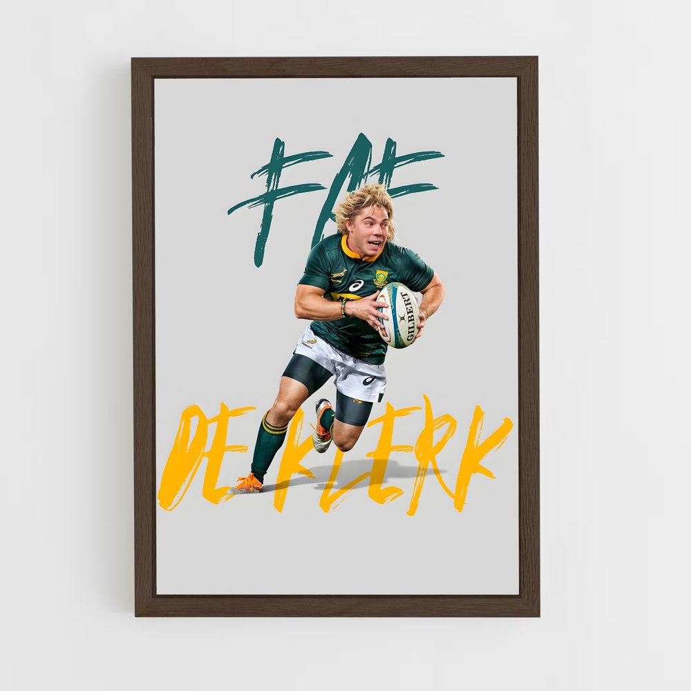 Poster Springbok Dynamique – affiche Rugby (vue 5)