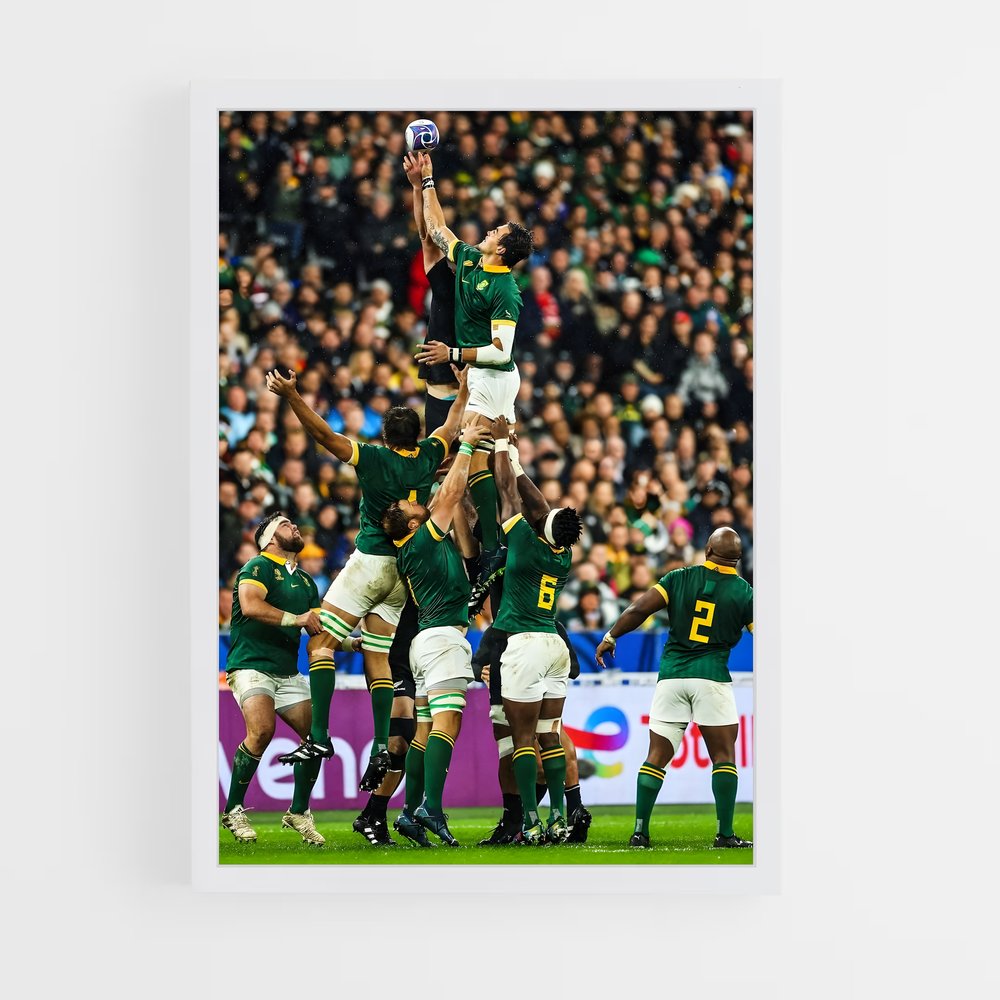 Poster Ascension Springbok – affiche Rugby (vue 3)