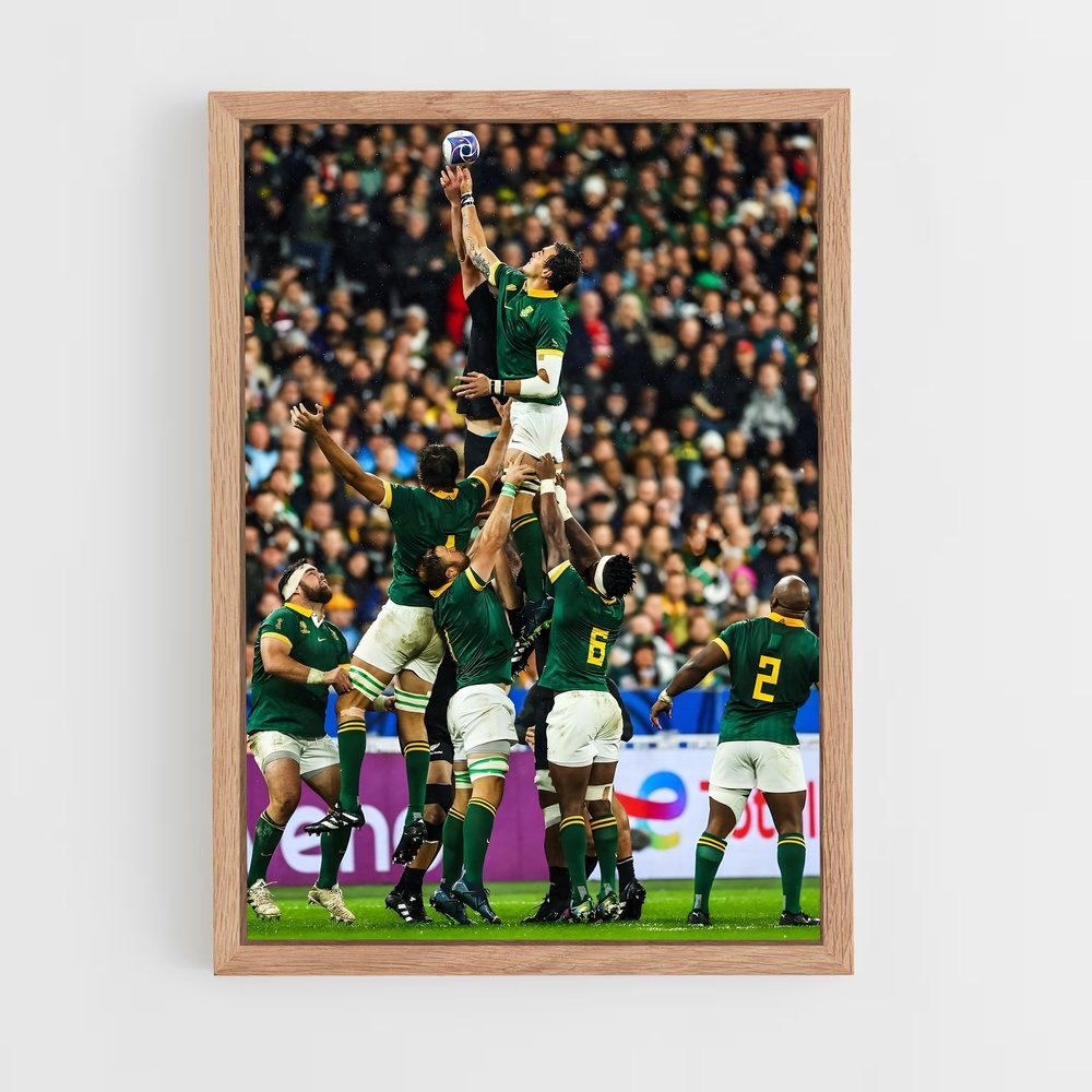 Poster Ascension Springbok – affiche Rugby (vue 4)