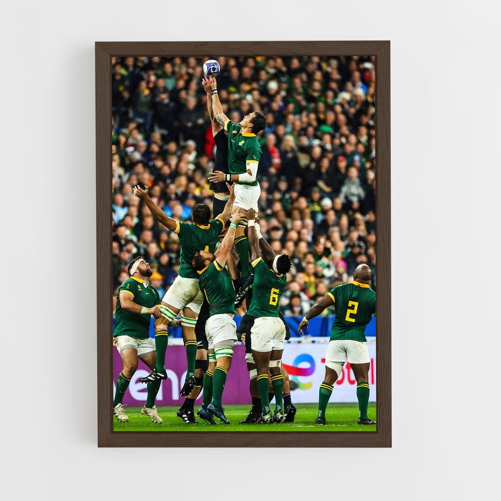 Poster Ascension Springbok – affiche Rugby (vue 5)