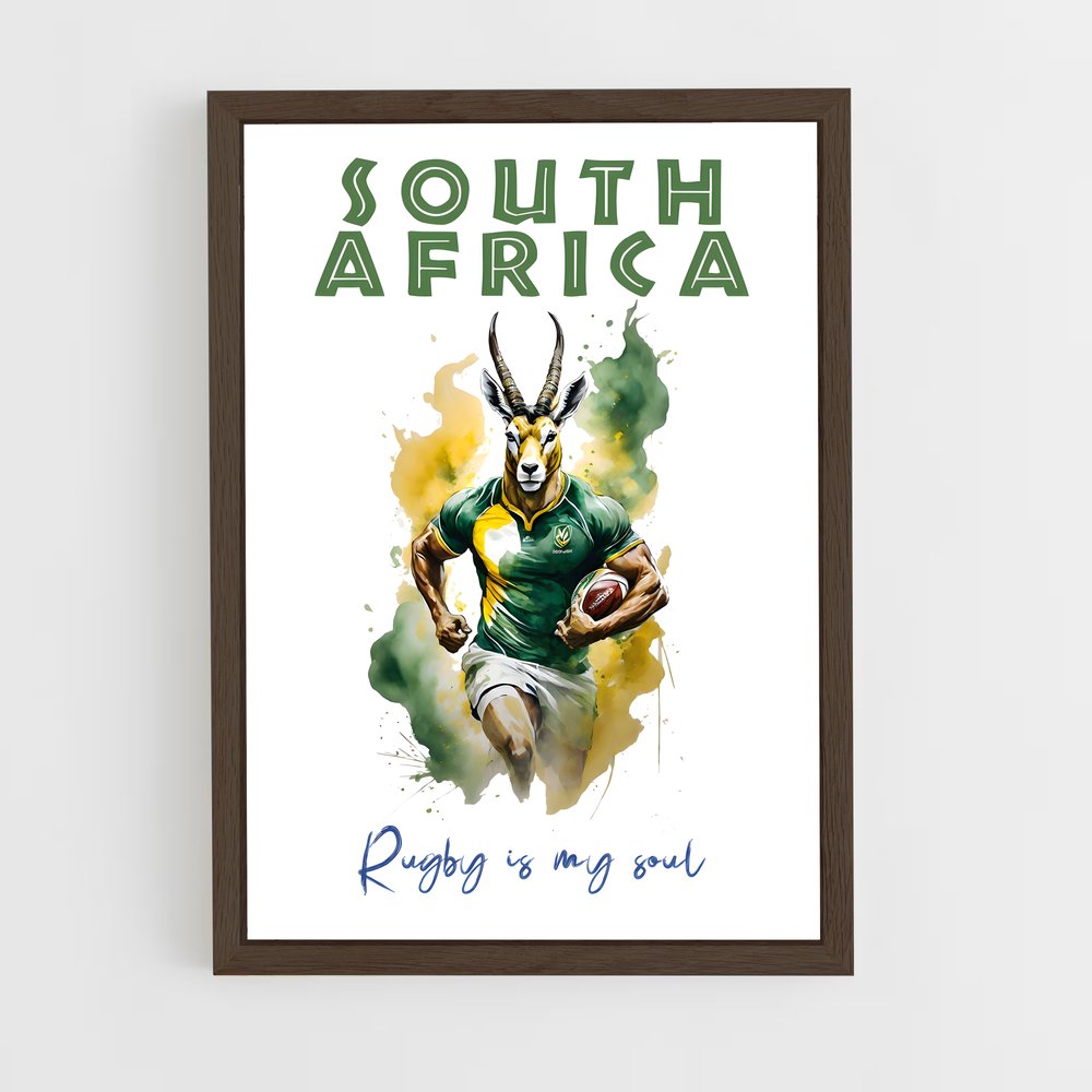 Poster Springbok Rugbyman (vue 5)