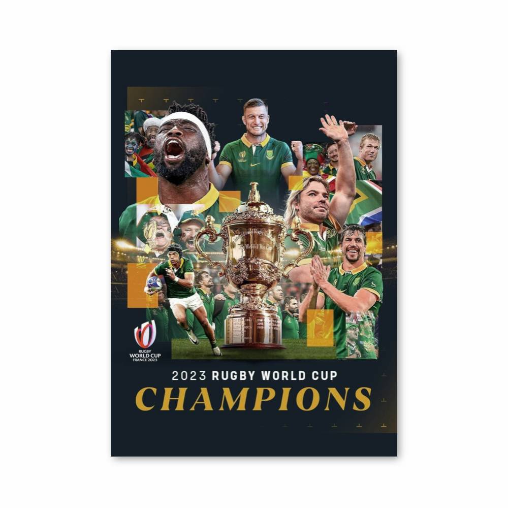Poster Victoire Légendaire Springboks