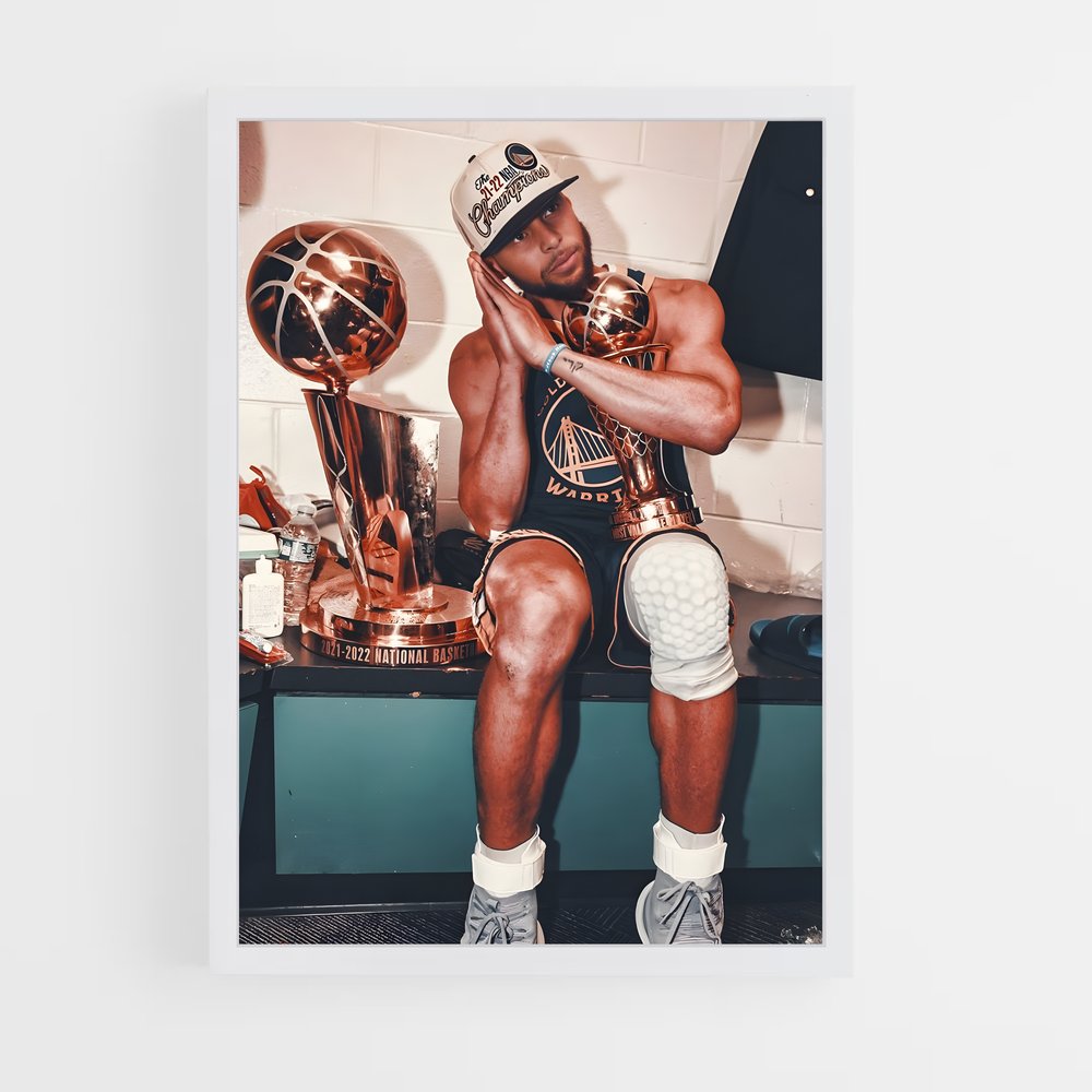 Poster Stephen Curry Ballon – affiche Basketball (vue 3)