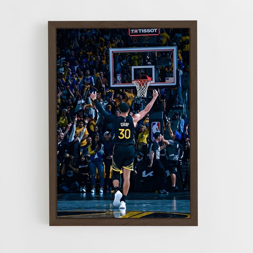 Poster Stephen Curry Panier – affiche Basketball (vue 5)