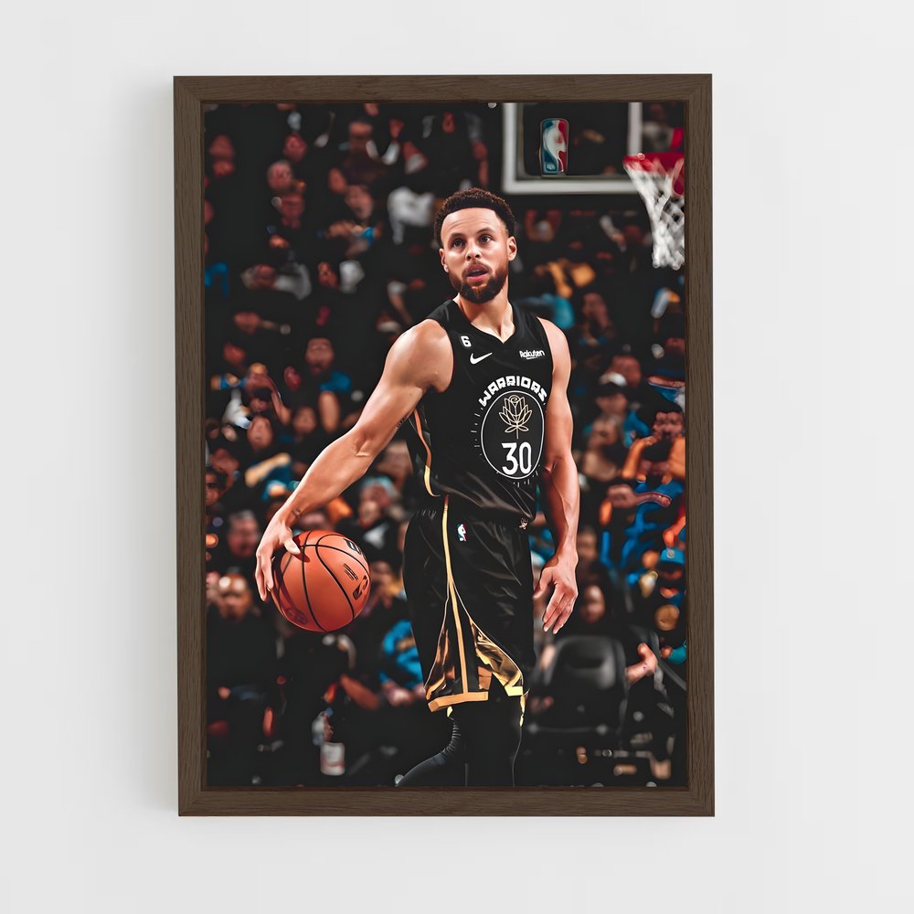 Poster Stephen Curry Dribbles – affiche Basketball (vue 5)