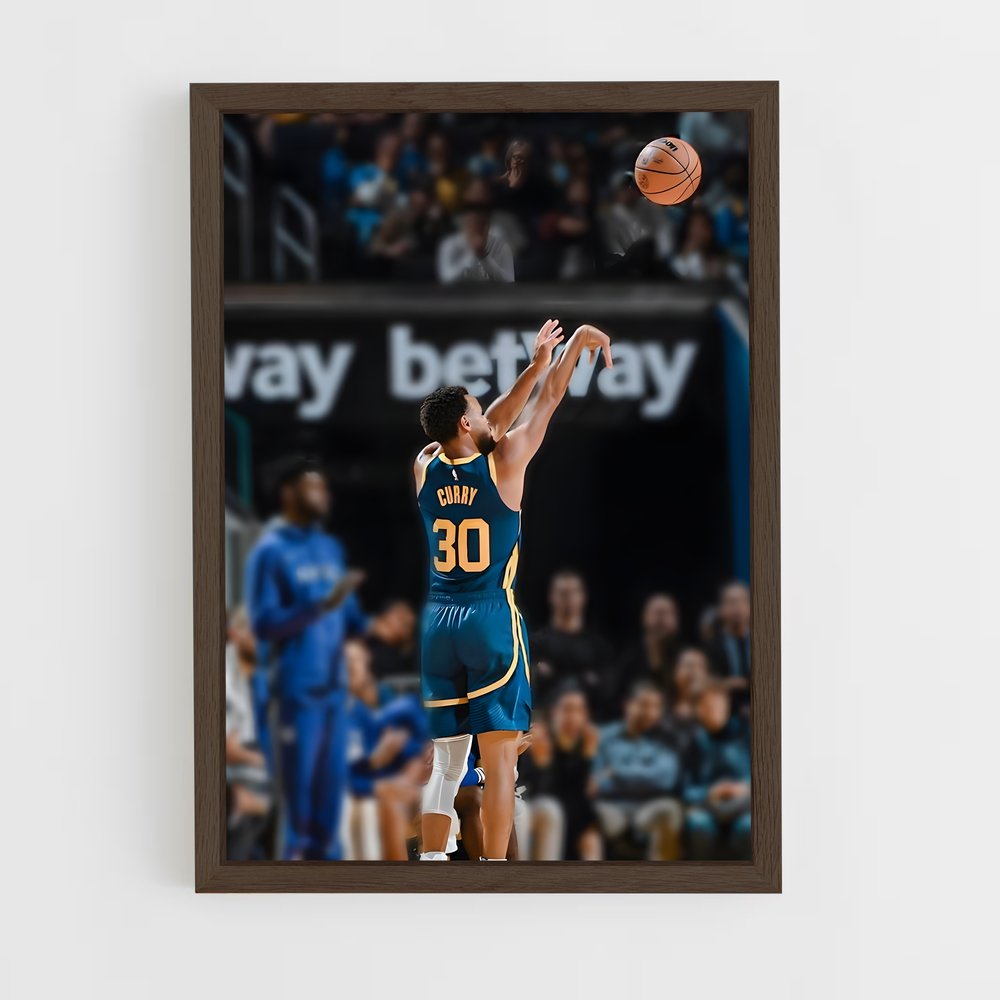 Poster Tir Stephen Curry – affiche Basketball (vue 5)