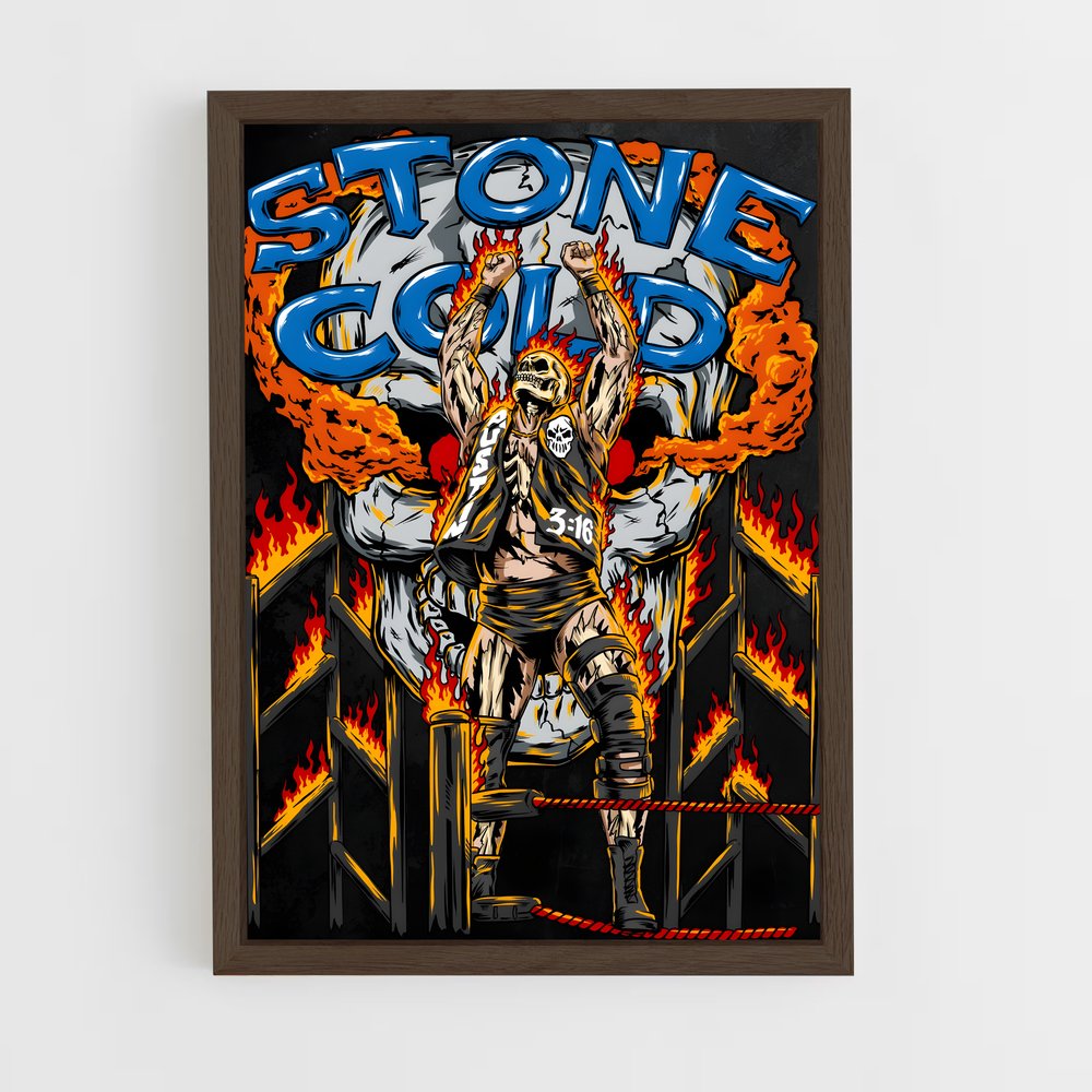 Poster Flamme et Crâne (vue 5)