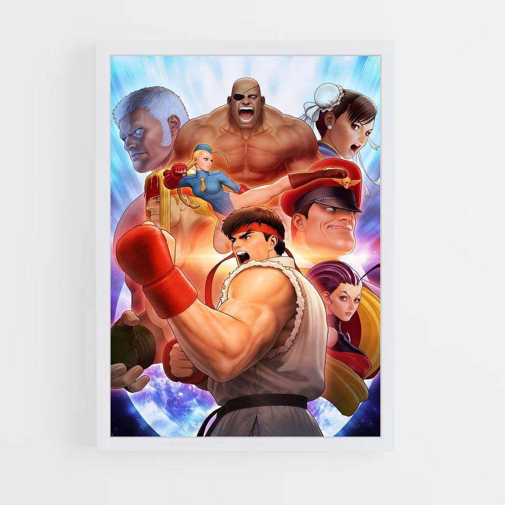 Poster Légendes du Combat – affiche Street Fighter (vue 3)