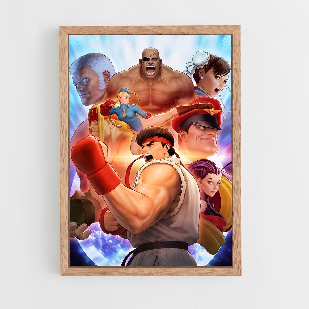 Poster Légendes du Combat – affiche Street Fighter (vue 4)