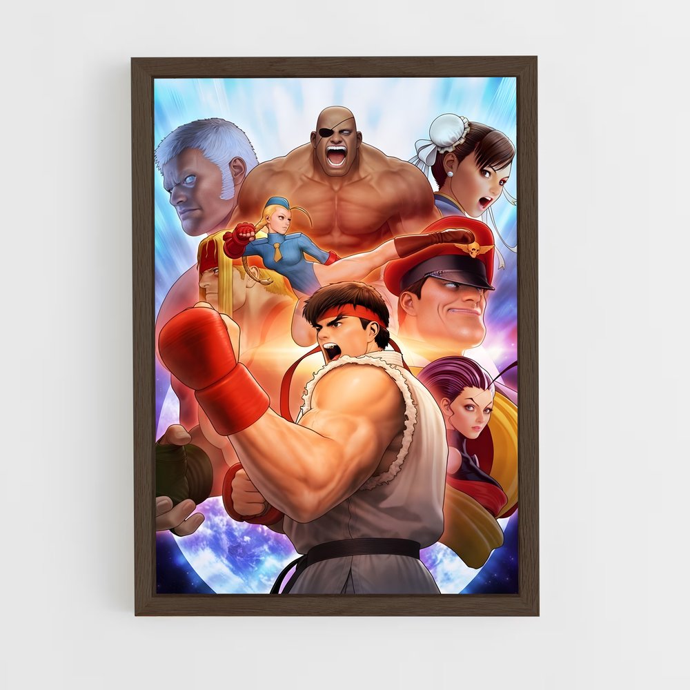 Poster Légendes du Combat – affiche Street Fighter (vue 5)