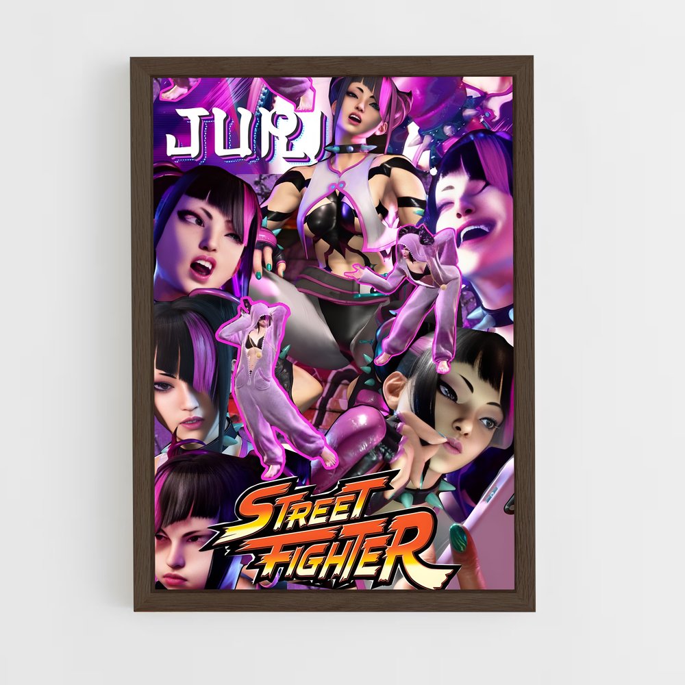 Poster Juri Combattante – affiche Street Fighter (vue 5)