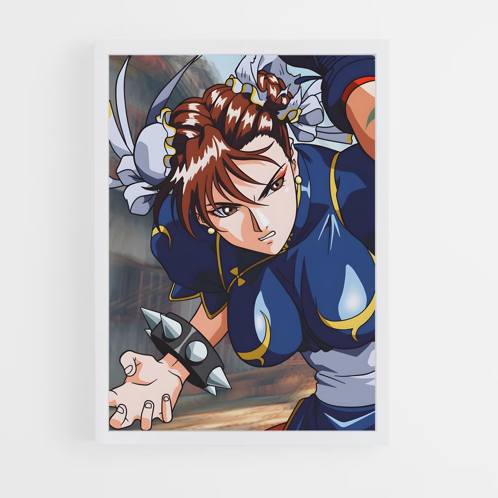 Poster Guerrière Dynamique – affiche Street Fighter (vue 3)