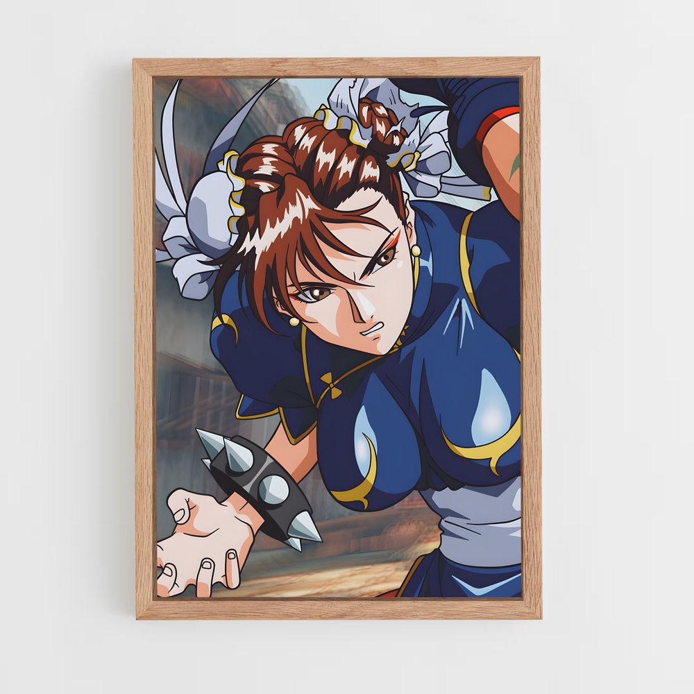 Poster Guerrière Dynamique – affiche Street Fighter (vue 4)