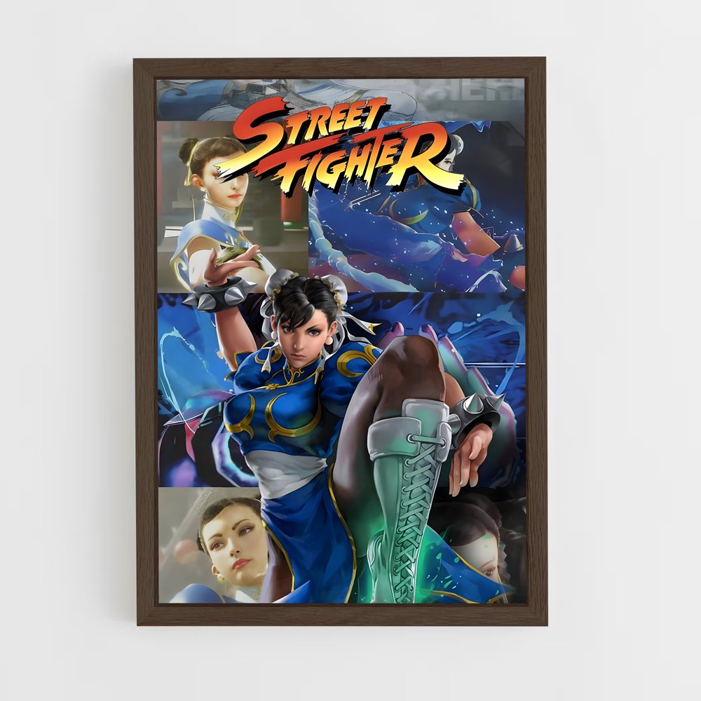 Poster Combat de Rue Chinois – affiche Street Fighter (vue 5)