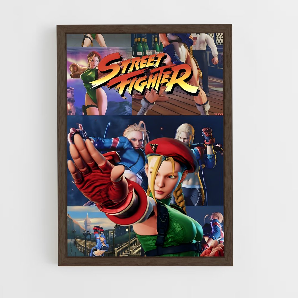 Poster Cammy Action – affiche Street Fighter (vue 5)