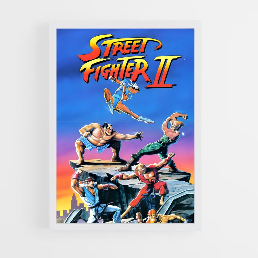 Poster Combattants Iconiques – affiche Street Fighter (vue 3)