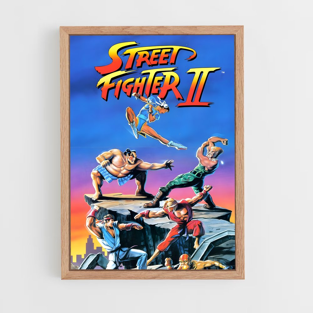 Poster Combattants Iconiques – affiche Street Fighter (vue 4)