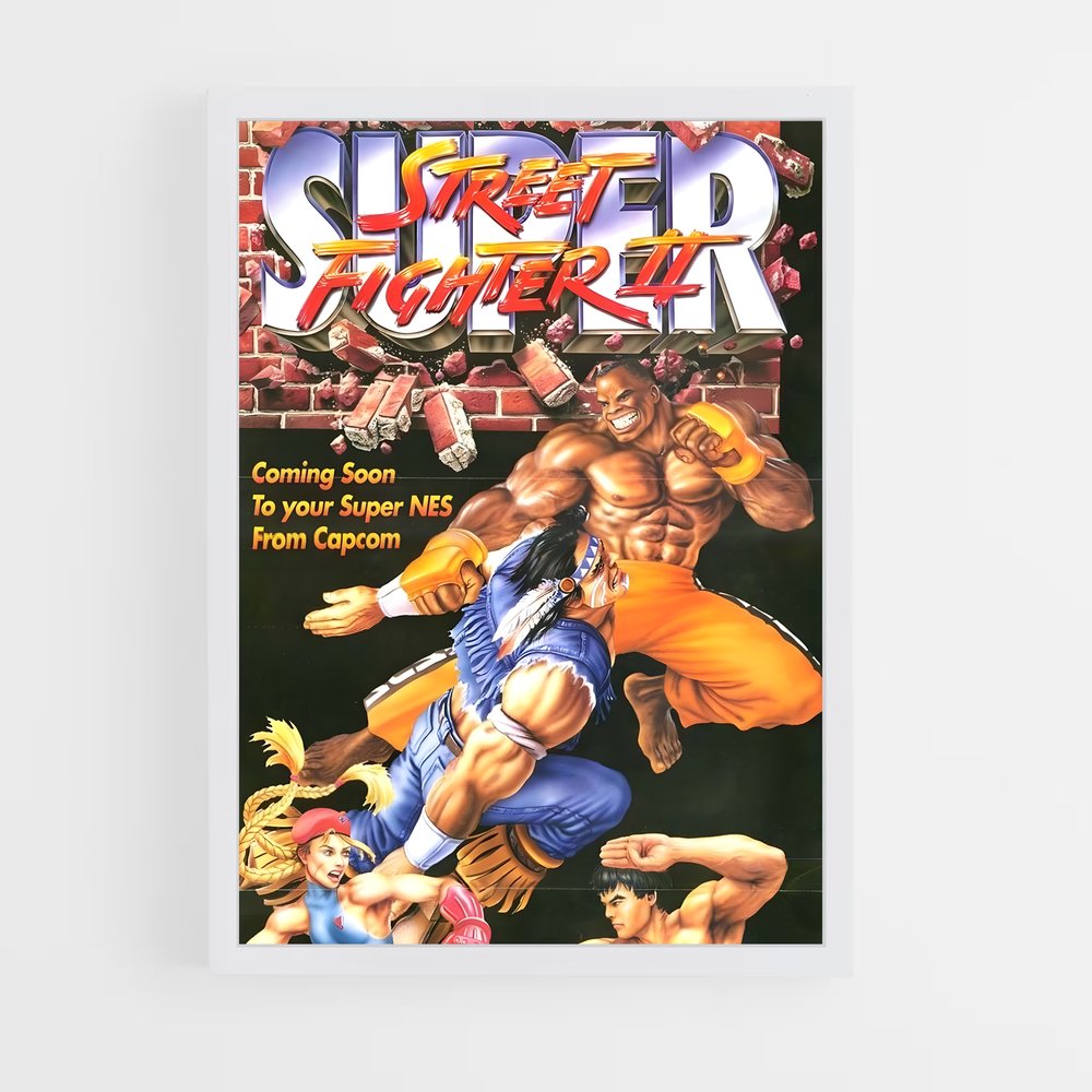 Poster Combat de Rue II – affiche Street Fighter (vue 3)