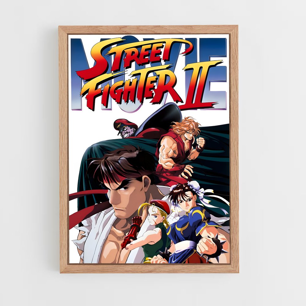 Poster Combat Street II – affiche Street Fighter (vue 4)
