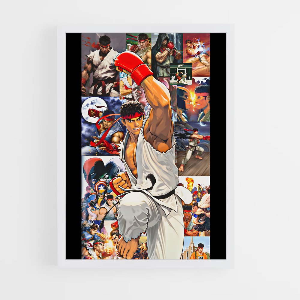 Poster Combat de Rue Légendaire – affiche Street Fighter (vue 3)