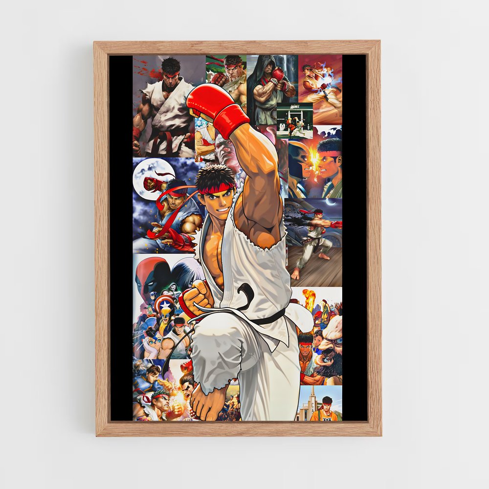 Poster Combat de Rue Légendaire – affiche Street Fighter (vue 4)