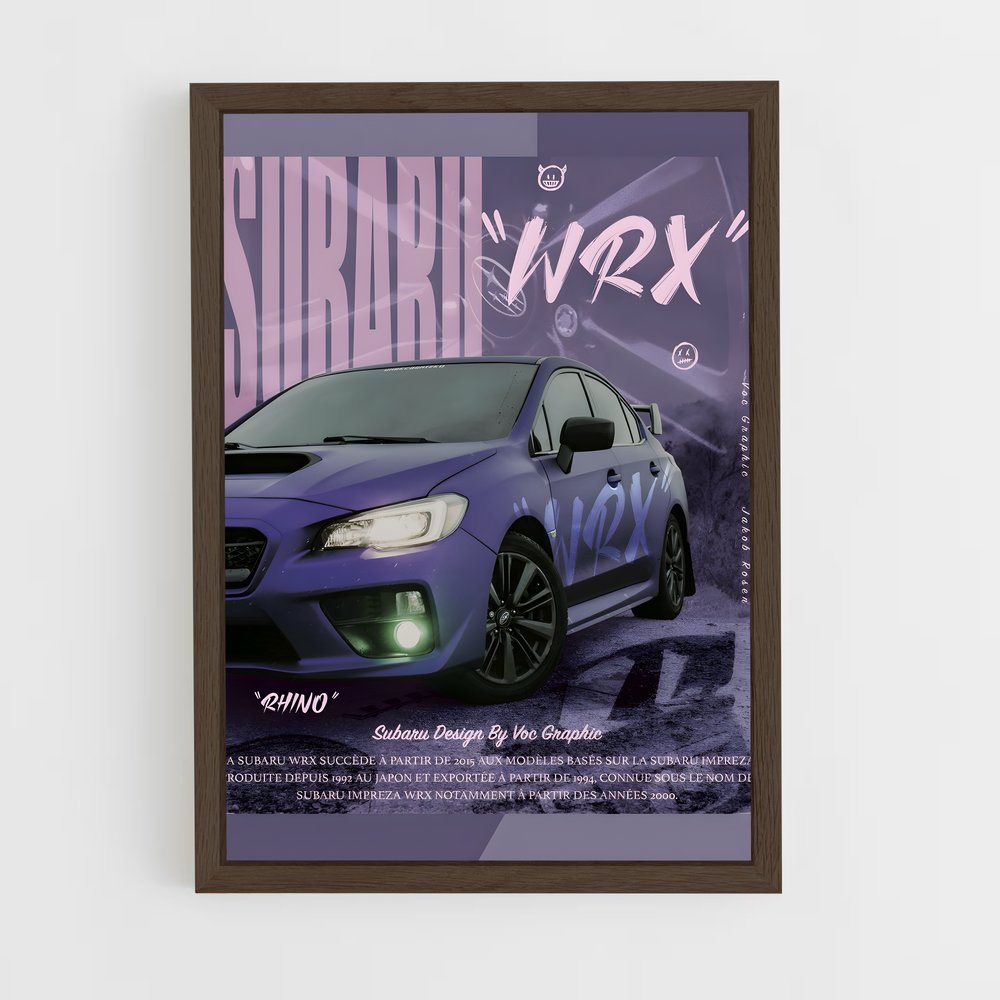 Poster Subaru WRX (vue 5)