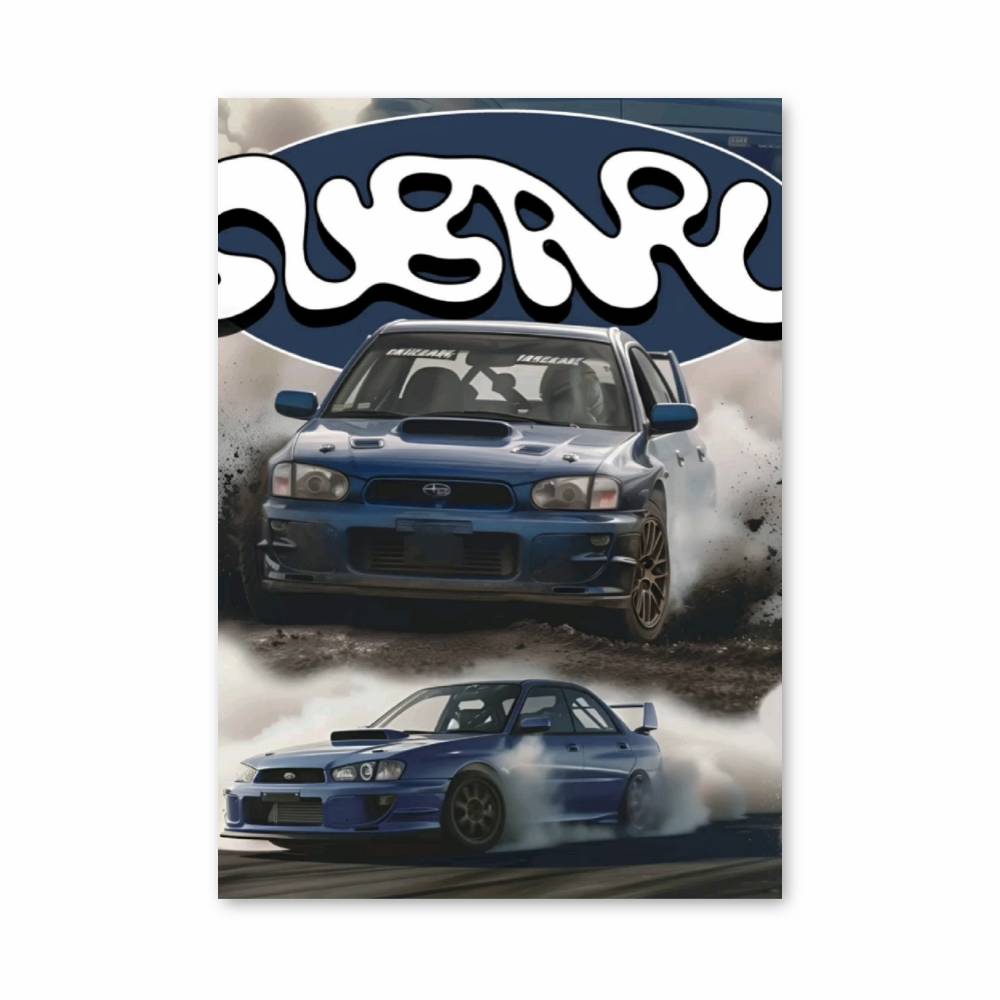 Poster Rally Blue