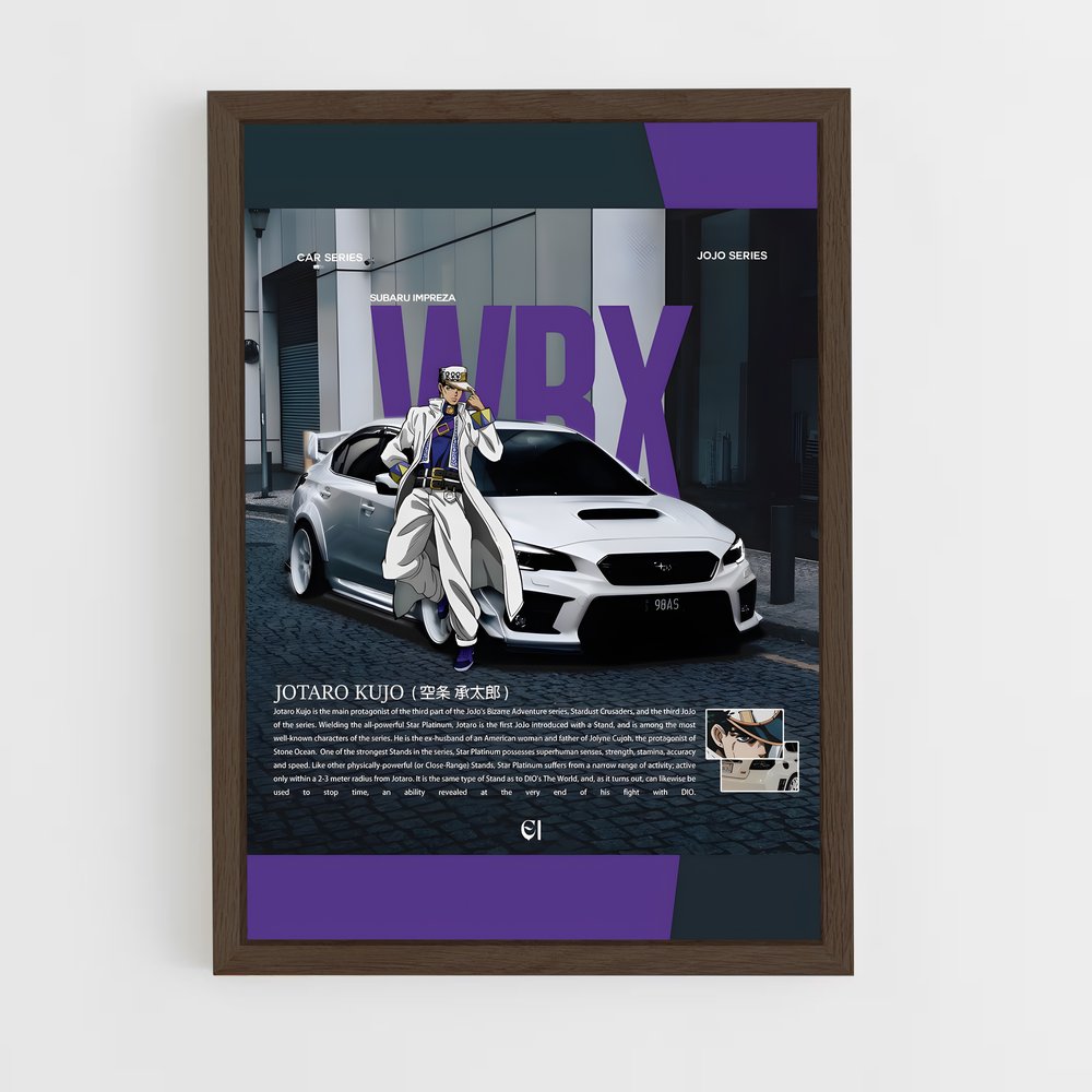 Poster WRX Style Anime – affiche Subaru (vue 5)
