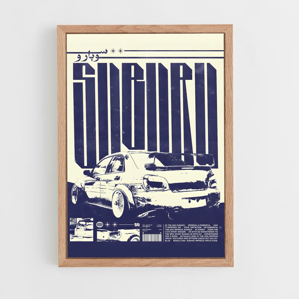 Poster Subaru Performance Legend (vue 4)