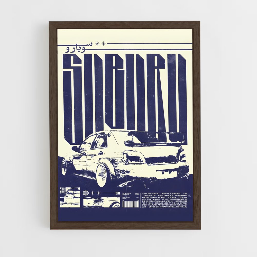Poster Subaru Performance Legend (vue 5)
