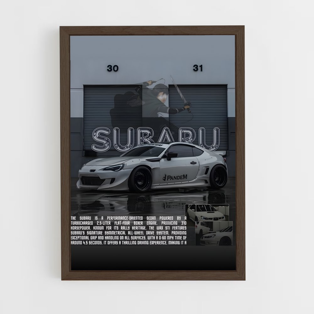 Poster Subaru Sportif (vue 5)