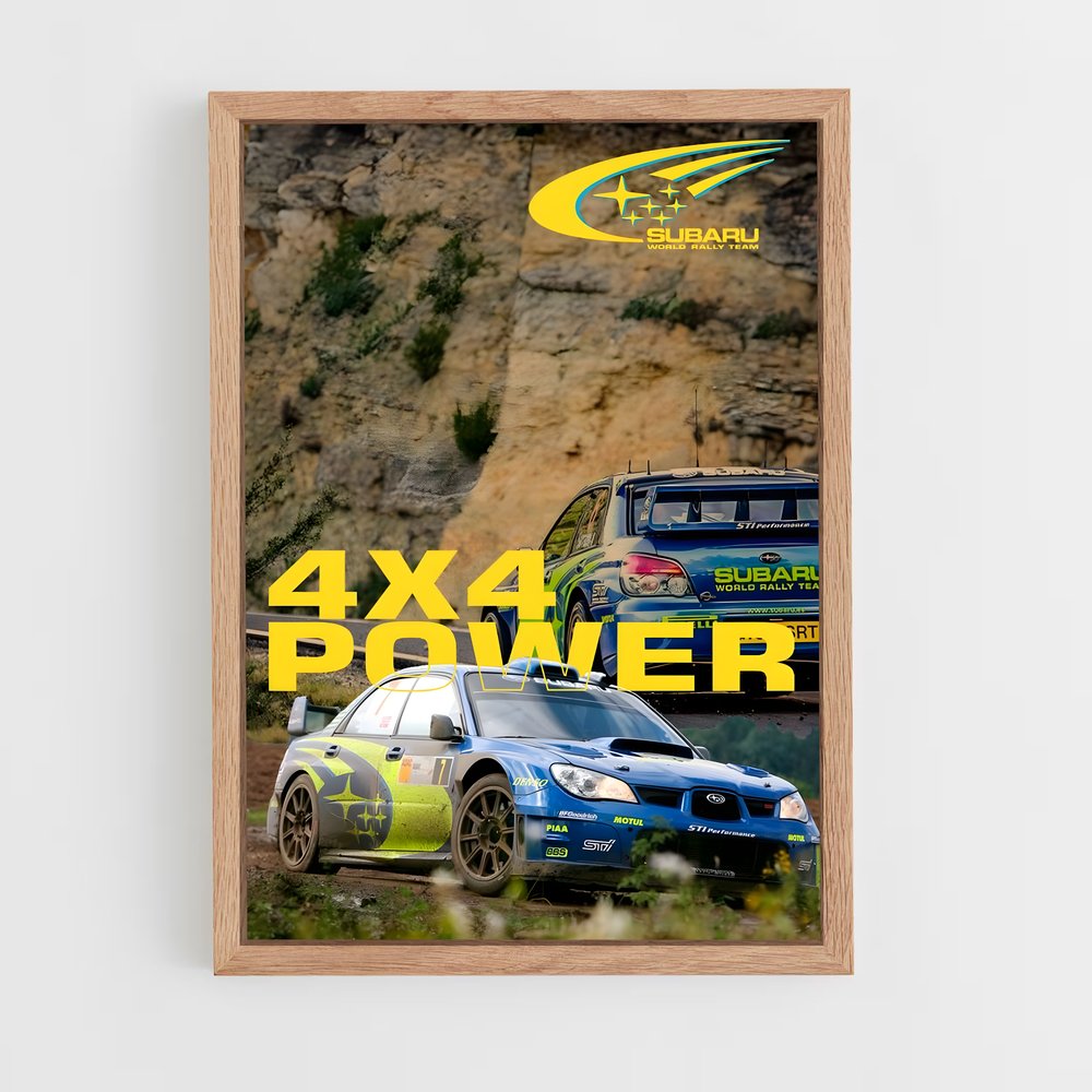 Poster 4x4 Power – affiche Subaru (vue 4)