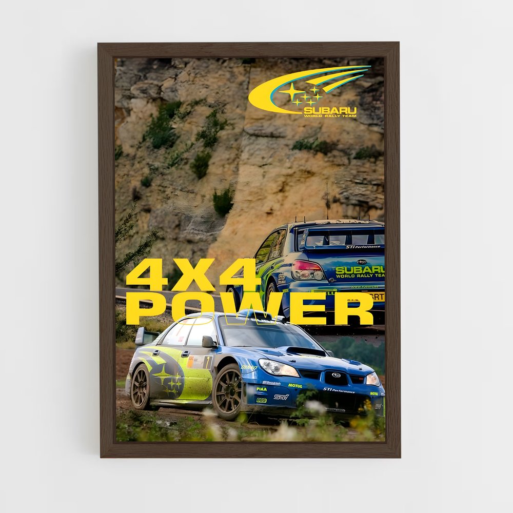 Poster 4x4 Power – affiche Subaru (vue 5)