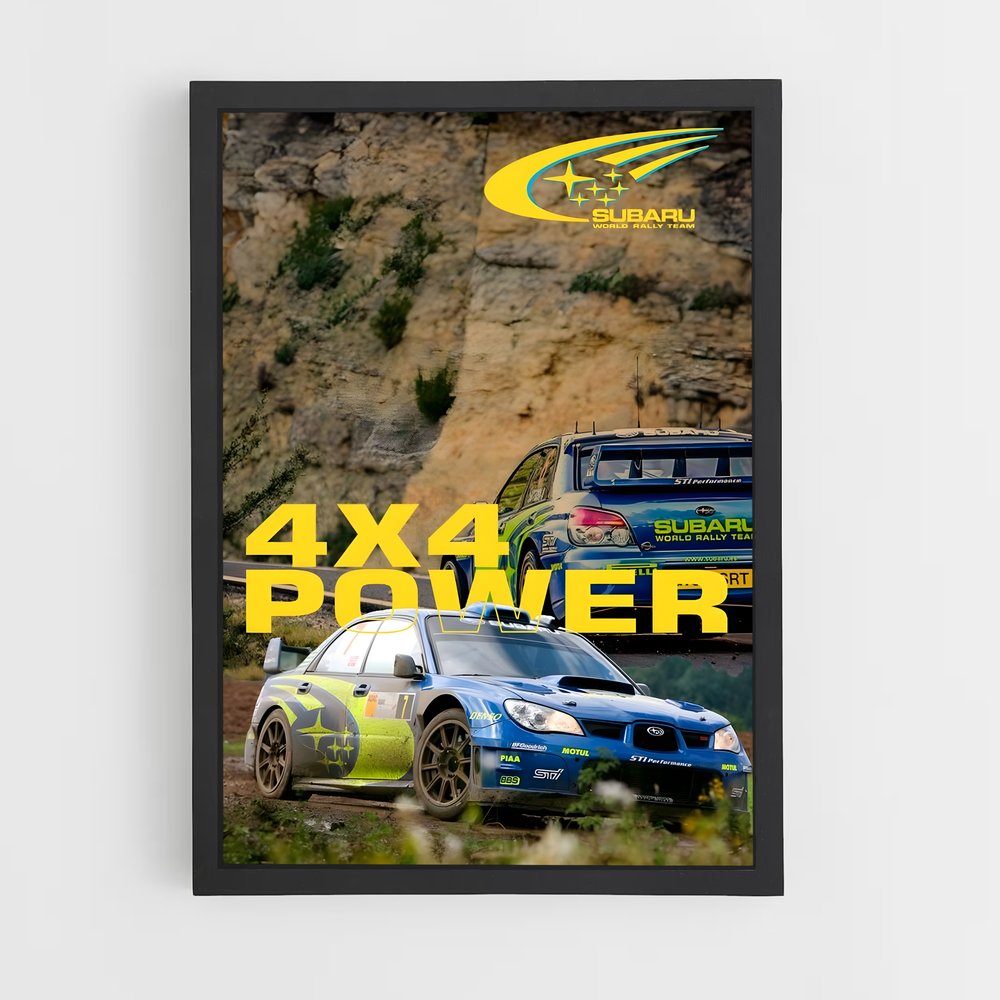 Poster 4x4 Power – affiche Subaru (vue 2)