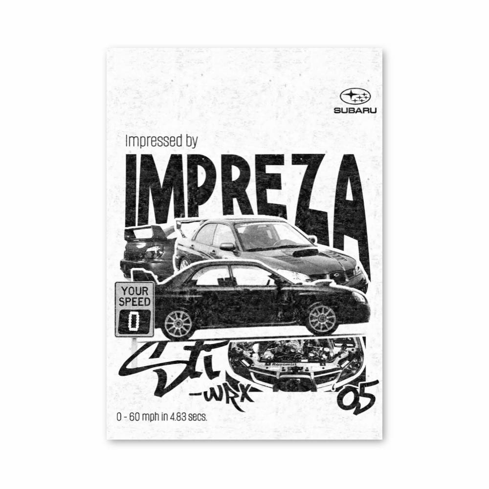 Poster Impreza WRX 05