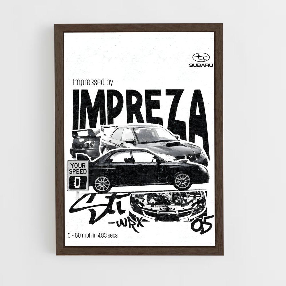 Poster Impreza WRX 05 – affiche Subaru (vue 5)